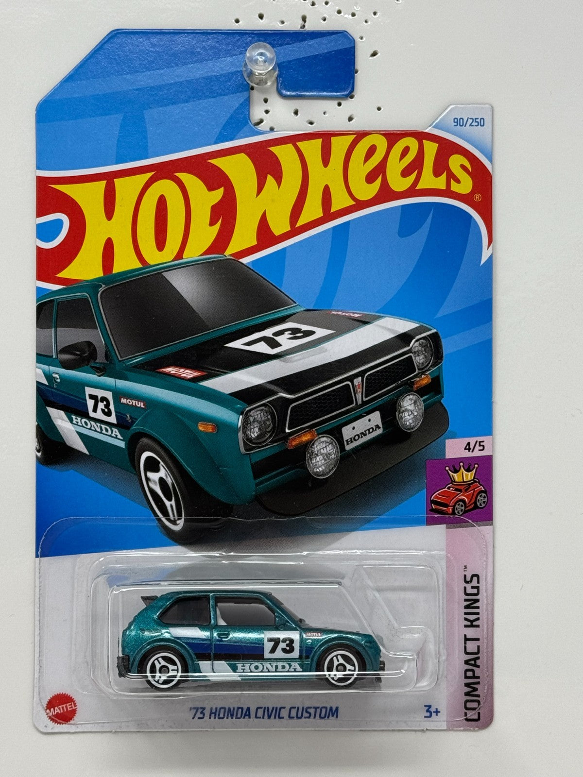 Hot Wheels Compact Kings 1973 Honda Civic Custom JDM 1:64 Diecast