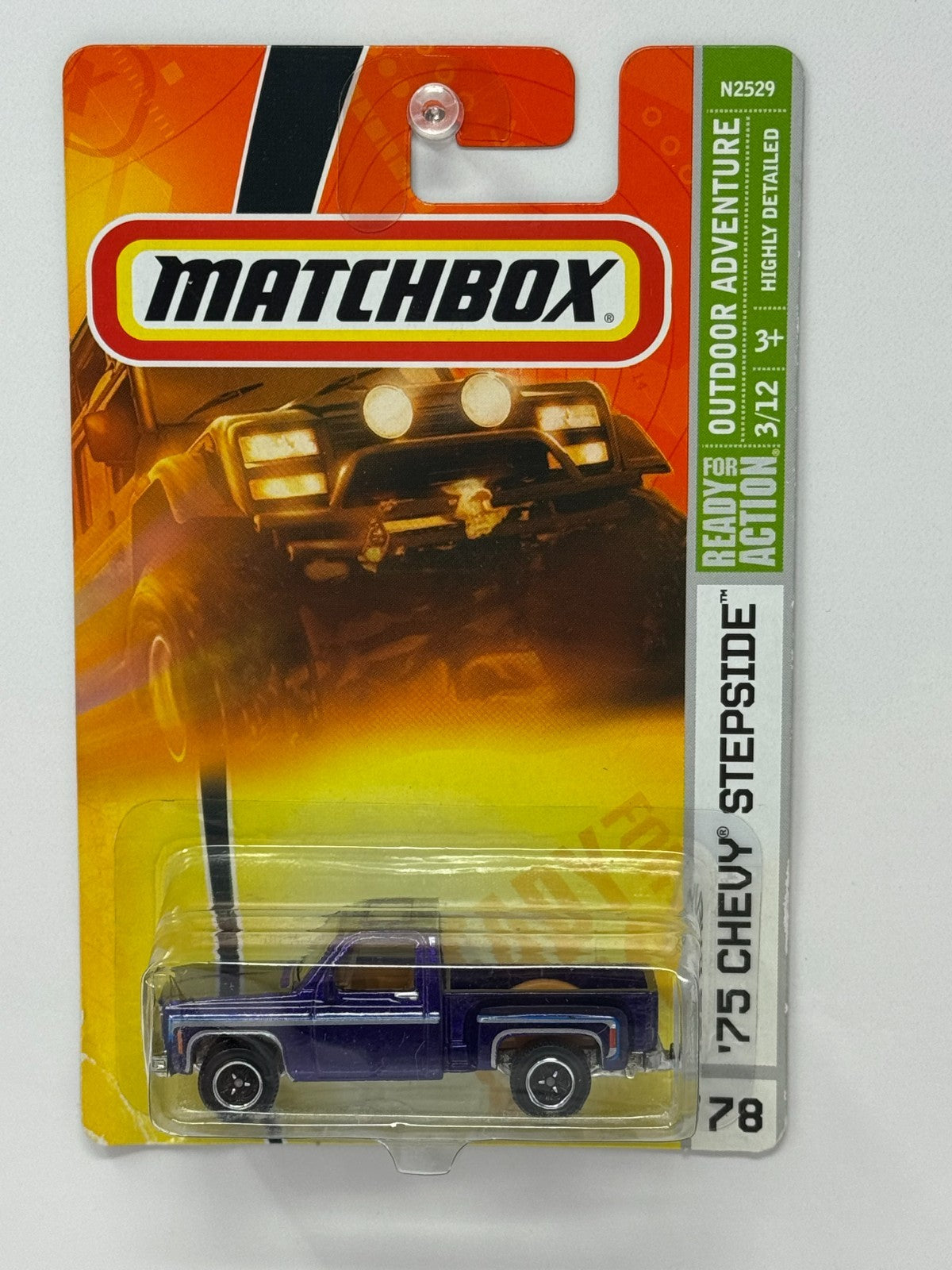 Matchbox Outdoor Adventure 1975 Chevy Stepside 1:64 Diecast