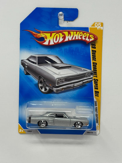 Hot Wheels First Editions 1969 Dodge Coronet Super Bee 1:64 Diecast Silver