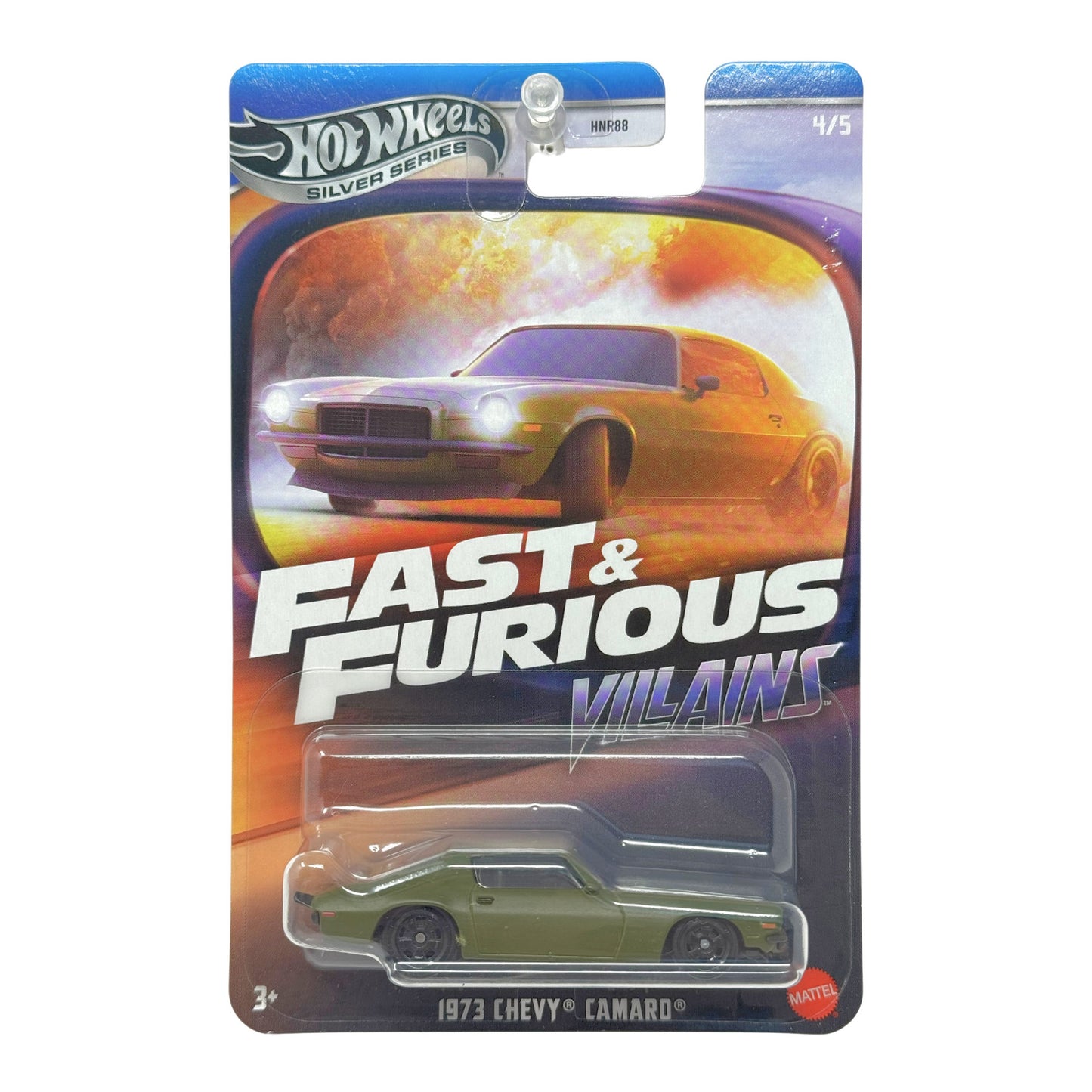 Hot Wheels Fast & Furious Villains 1973 Chevy Camaro 1:64 Diecast