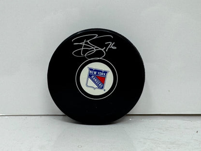 Brady Skjei New York Rangers Fanatics Signed NHL Autograph Puck COA