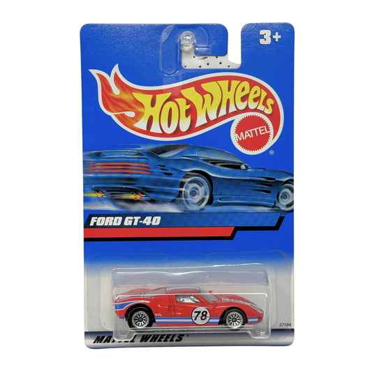 Hot Wheels Ford GT-40 1:64 Diecast Red