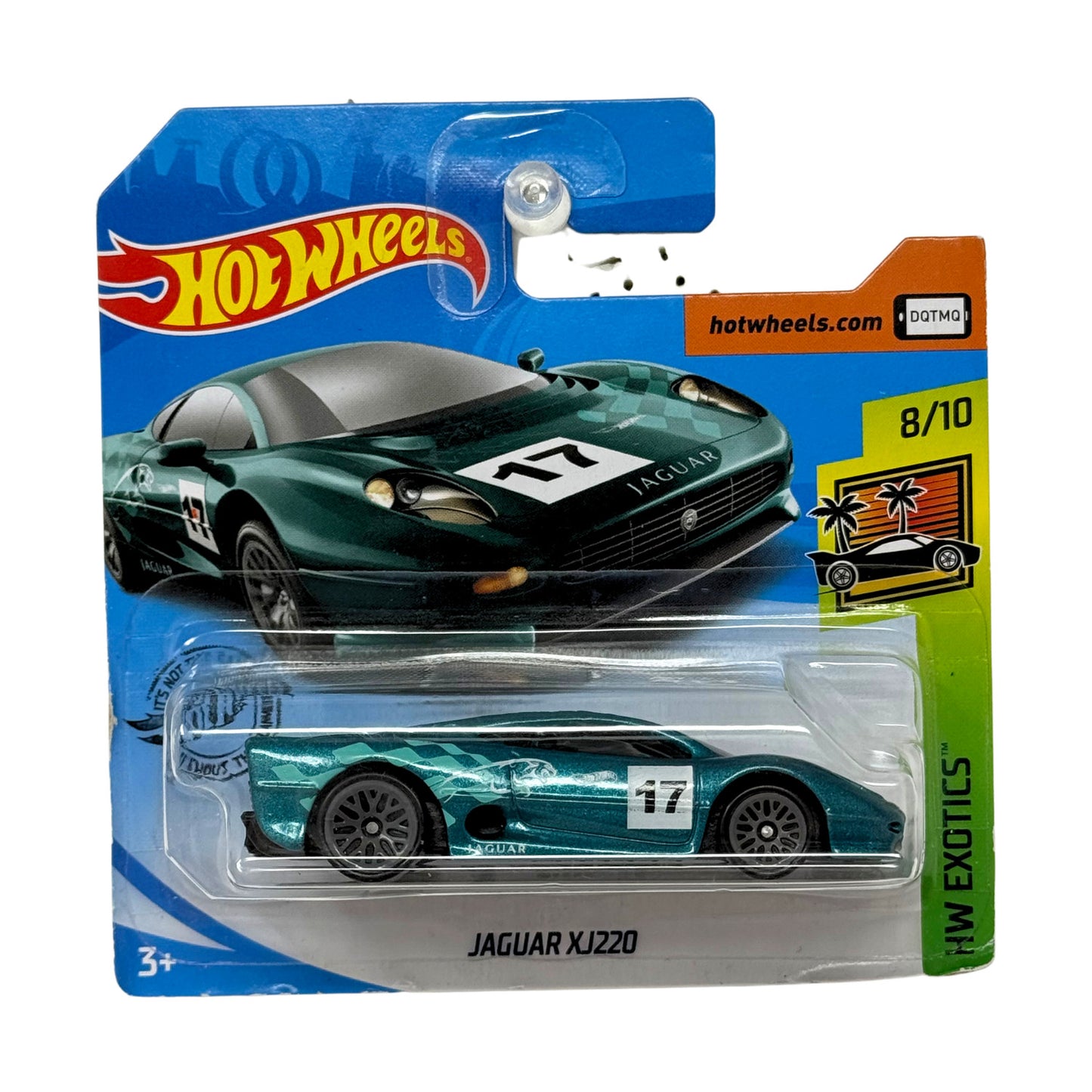 Hot Wheels Exotics Jaguar XJ220 1:64 Diecast Short Card