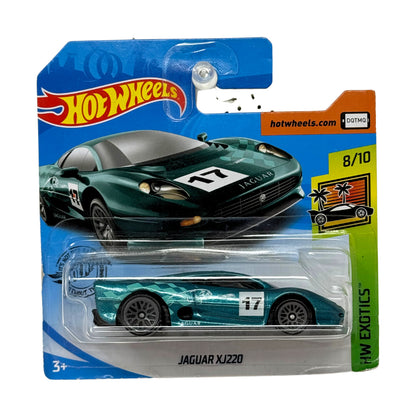 Hot Wheels Exotics Jaguar XJ220 1:64 Diecast Short Card