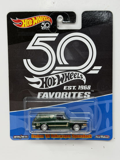 Hot Wheels 50th Favorites 1969 Volkswagen Squareback 1:64 Diecast Real Riders