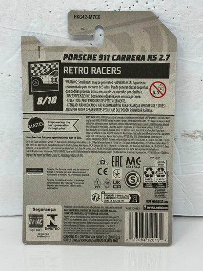 Hot Wheels Retro Racers Porsche 911 Carrera RS 2.7 1:64 Diecast