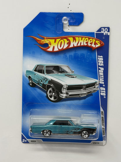 Hot Wheels Hot Wheels Stars 1965 Pontiac GTO 1:64 Diecast Aqua