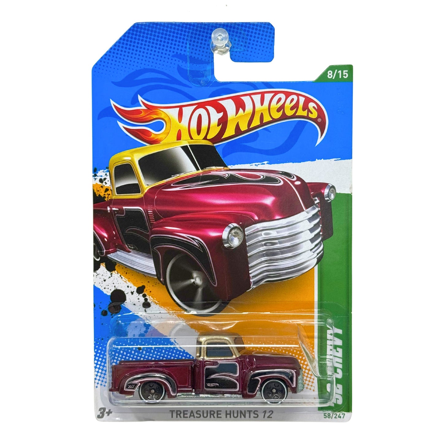 Hot Wheels Treasure Hunt 1952 Chevy Pickup 1:64 Diecast Real Riders