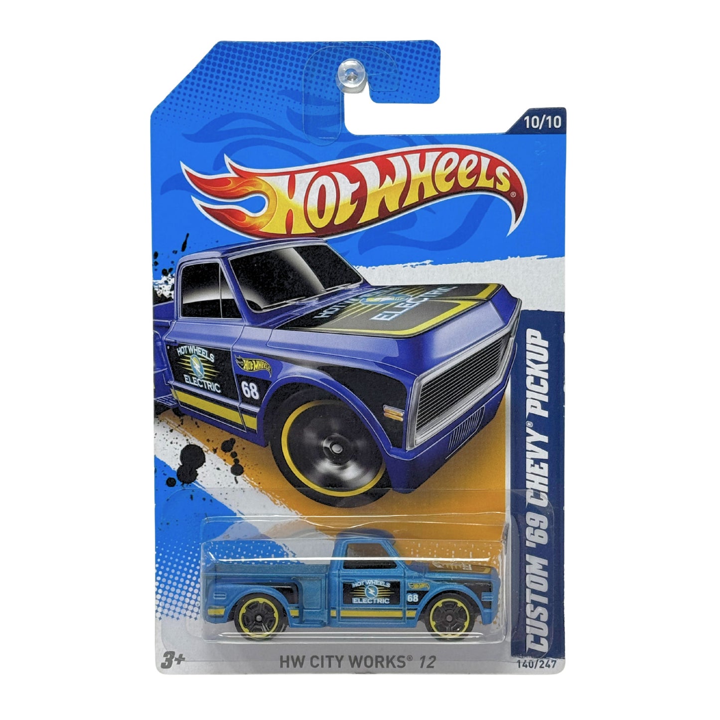 Hot Wheels HW City Works '12 Custom 1969 Chevy Pickup 1:64 Diecast