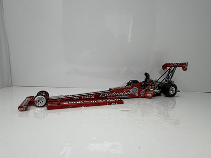 Action NHRA Bernstein Budweiser Top Fuel Dragster 1:24 Diecast Liquid Color