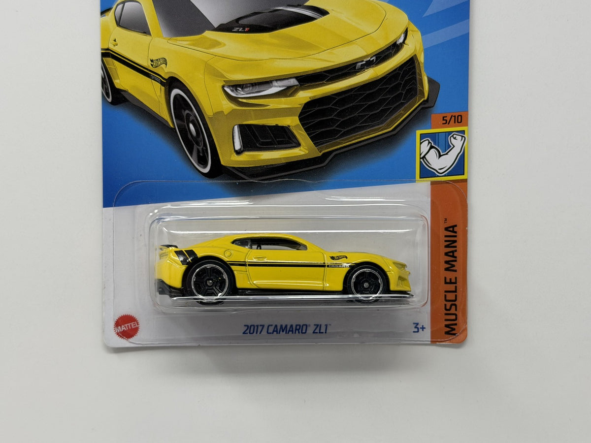Hot Wheels Muscle Mania 2017 Chevrolet Camaro ZL1 1:64 Diecast Yellow