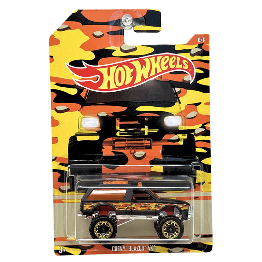 Hot Wheels Camouflage Chevy Blazer 4x4 1:64 Diecast