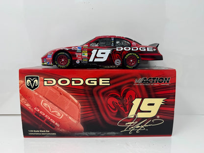 Action NASCAR Jeremy Mayfield #19 Dodge Dealers 2004 Intrepid BANK 1:24 Diecast