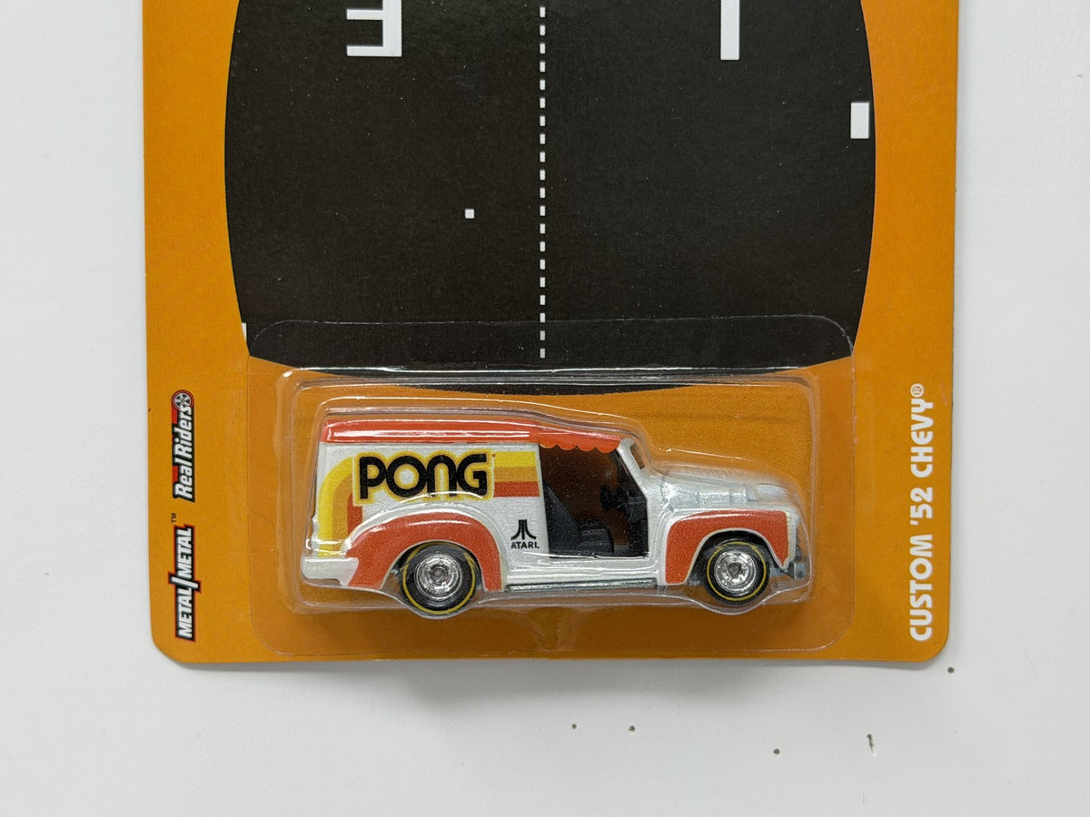 Hot Wheels Atari Pong Custom 1952 Chevrolet 1:64 Diecast Real Riders