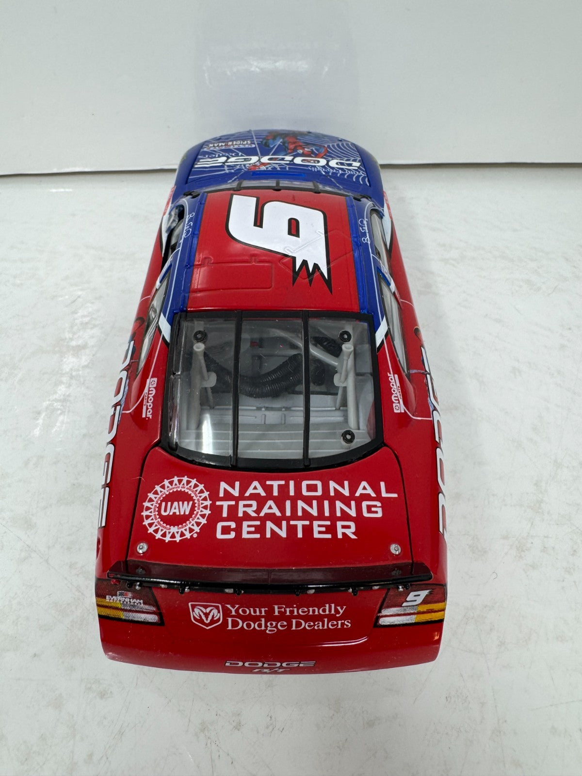 Action Nascar #9 Bill Elliott Spider-Man 2001 Dodge Intrepid R/T 1:24 Diecast