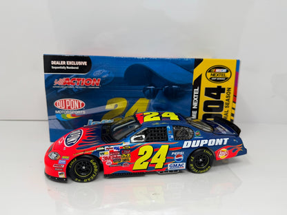 Action NASCAR Jeff Gordon #24 DuPont NEXTEL Inaugural 2004 Chevy 1:24 Diecast