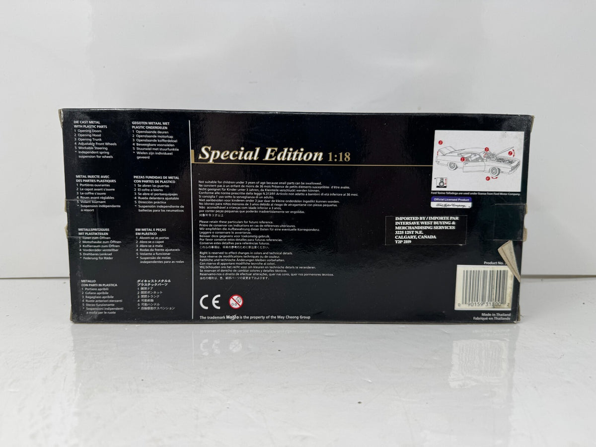 Maisto 1969 Ford Torino Talladega Special Edition 1:18 Diecast