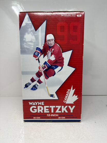 McFarlane NHL Wayne Gretzky Team Canada 1987 12" Inch Hockey Figure White Jersey