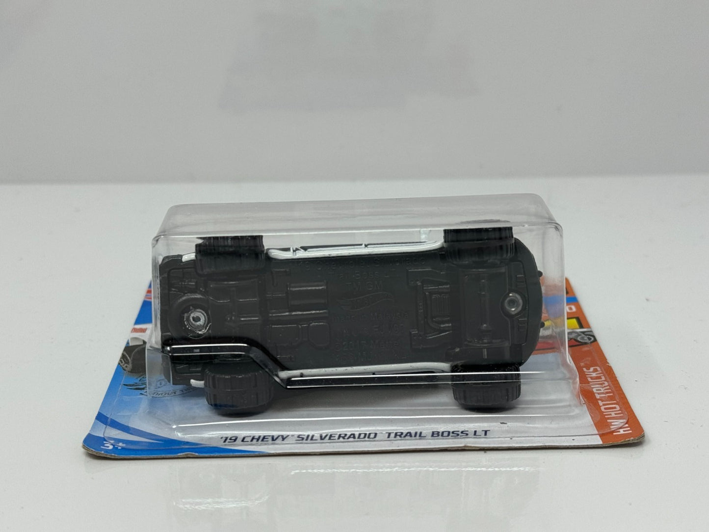 Hot Wheels Hot Trucks 2019 Chevy Silverado Trail Boss LT 1:64 Diecast Short Card