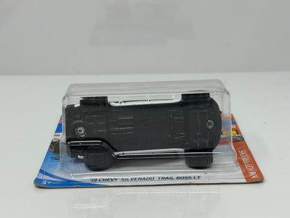 Hot Wheels Hot Trucks 2019 Chevy Silverado Trail Boss LT 1:64 Diecast Short Card