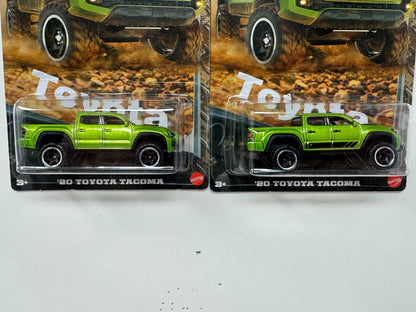 Hot Wheels Silver Series 2020 Toyota Tacoma 164 Diecast Lot of 2 w/ Tampo ERROR