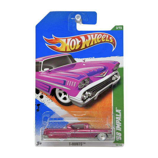 Hot Wheels Super Treasure Hunt 1958 Chevy Impala 1:64 Diecast