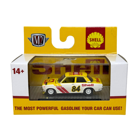 M2 Machines Shell 1970 Datsun 510 1:64 Diecast V2