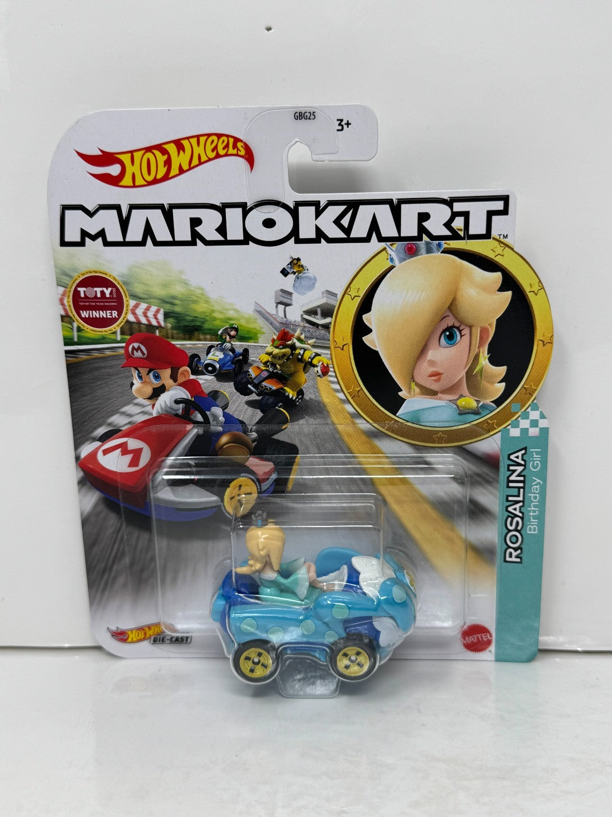 Hot Wheels Mario Kart Rosalina Birthday Girl 1:64 Diecast