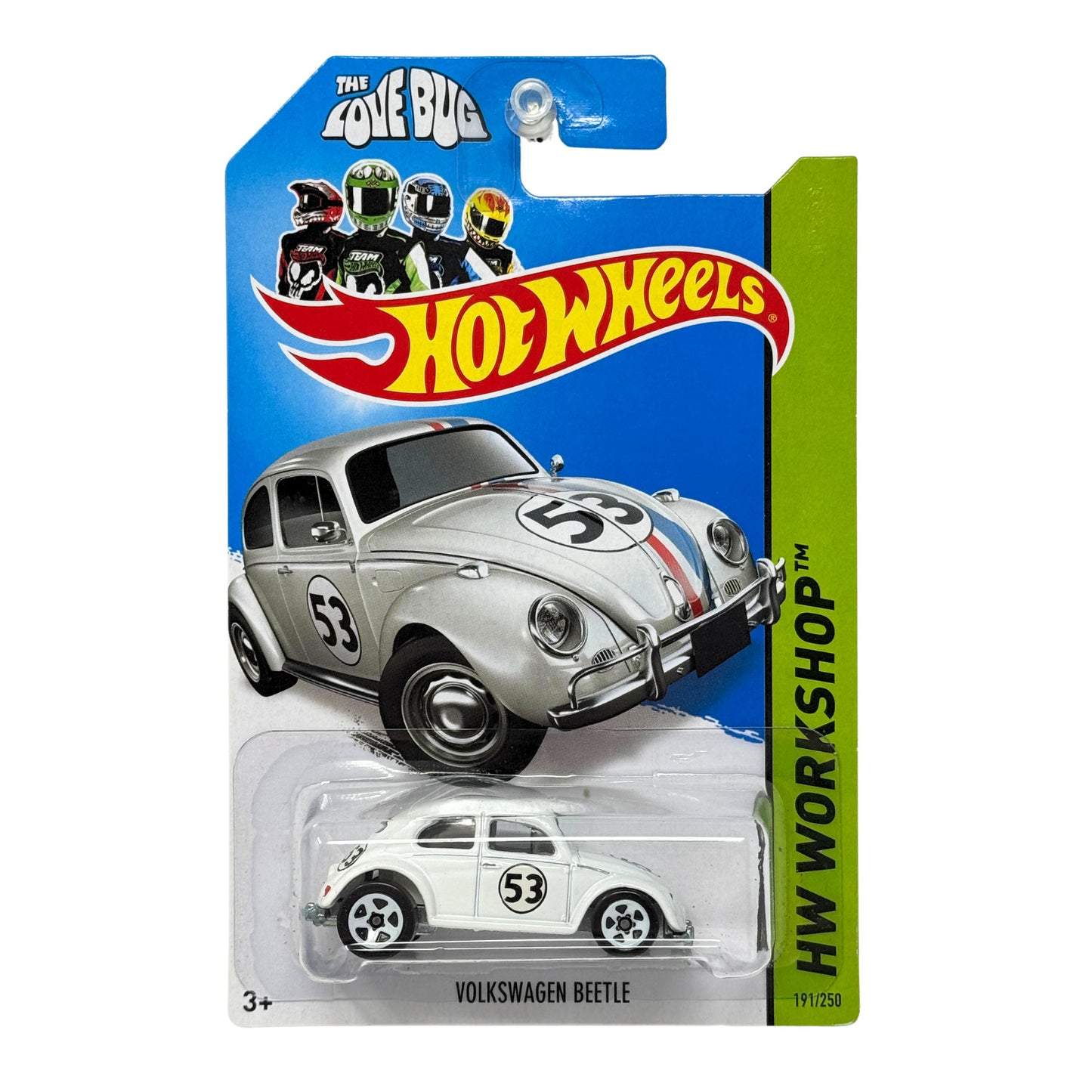 Hot Wheels Workshop Volkswagen Beetle The Love Bug 1:64 Diecast