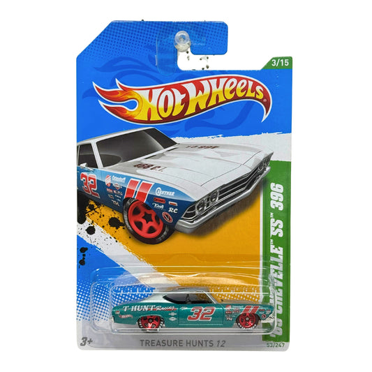 Hot Wheels Treasure Hunts 1969 Chevy Chevelle SS 396 1:64 Diecast