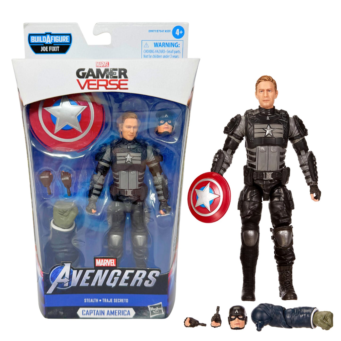 Marvel Legends Captain America Stealth Suit Action Figure w/ Joe Fixit BAF Piece
