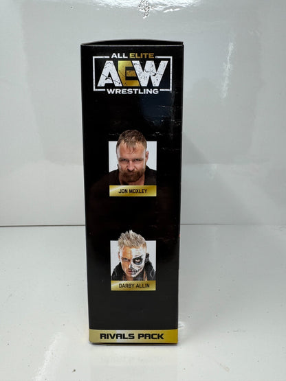 Jazwares AEW Unrivaled Rivals Pack Jon Moxley vs Darby Allin Action Figures