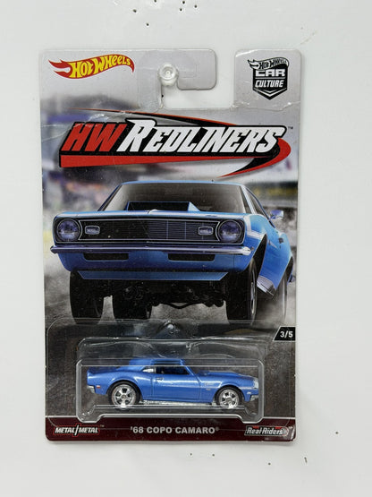 Hot Wheels HW Redliners 1968 COPO Camaro 1:64 Diecast Real Riders