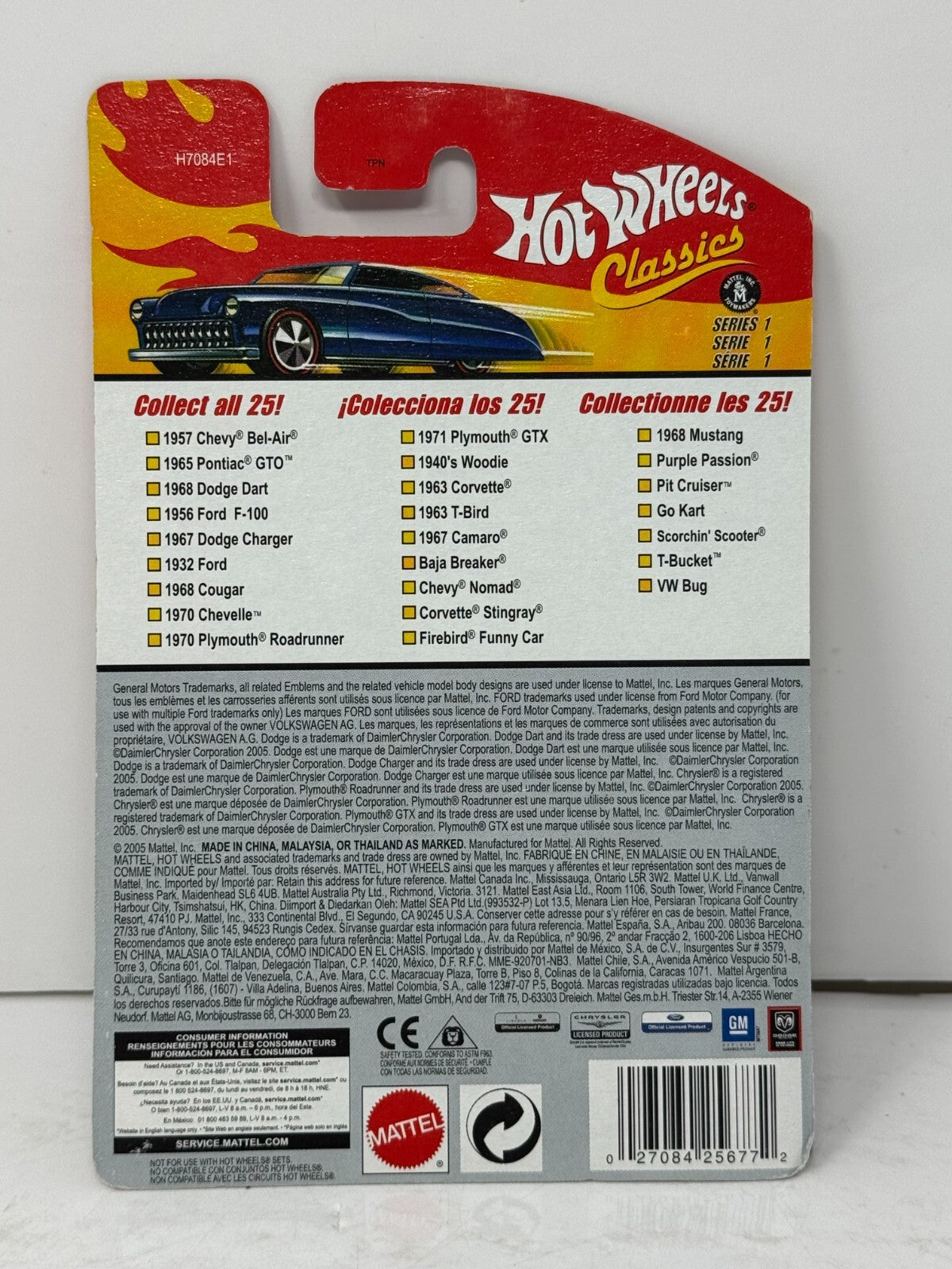 Hot Wheels Classics 1968 Mustang Series 1 Muscle Car 1:64 Diecast