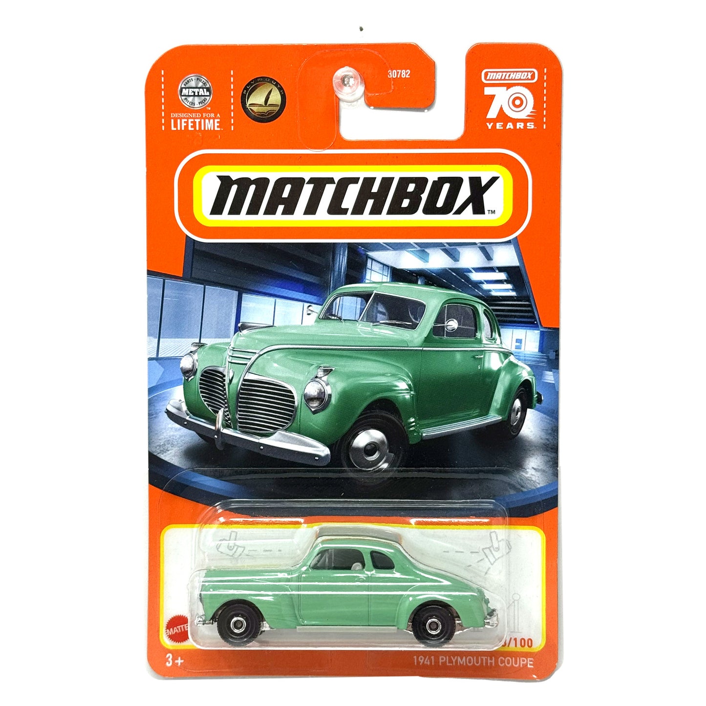 Matchbox 1941 Plymouth Coupe 1:64 Diecast Green