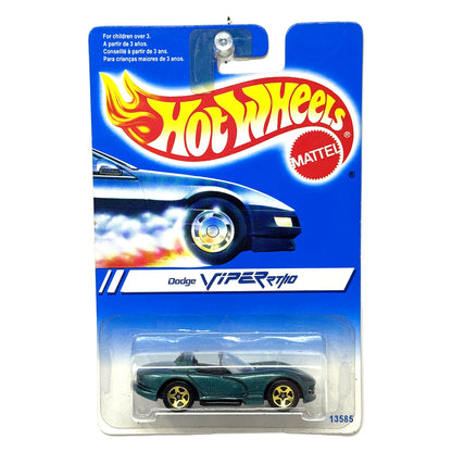 Hot Wheels Dodge Viper RT-10 Green Card 1:64 Diecast