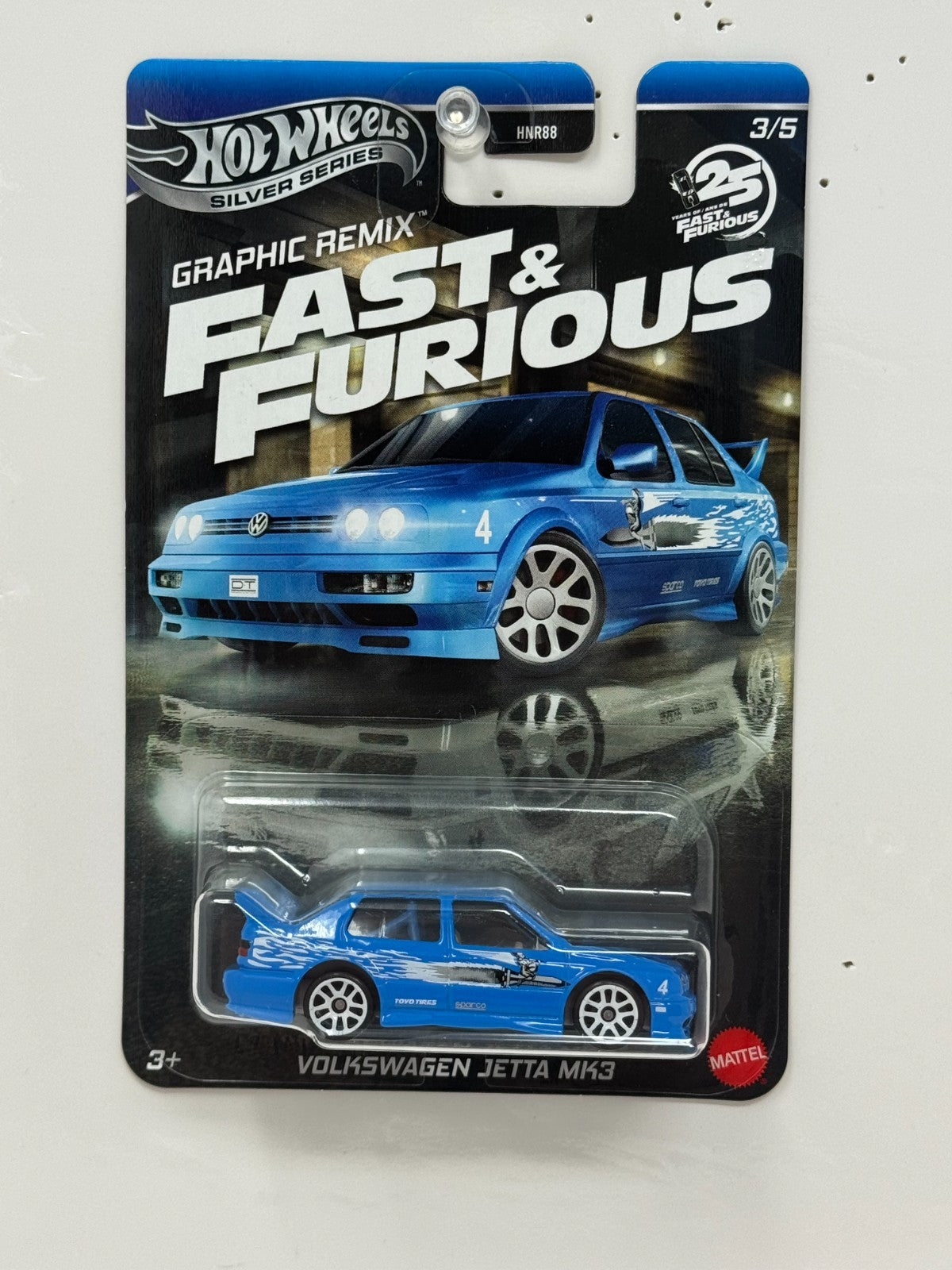 Hot Wheels Graphics Remix Fast & Furious Volkswagen Jetta MK3 1:64 Diecast