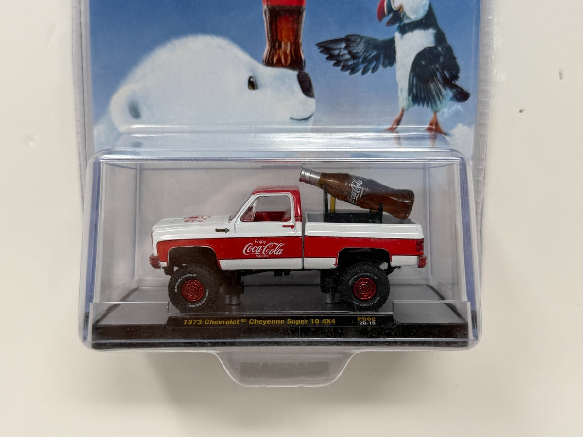 M2 Machines Coca-Cola 1973 Chevrolet Cheyenne Super 10 CHASE 1:64 Diecast
