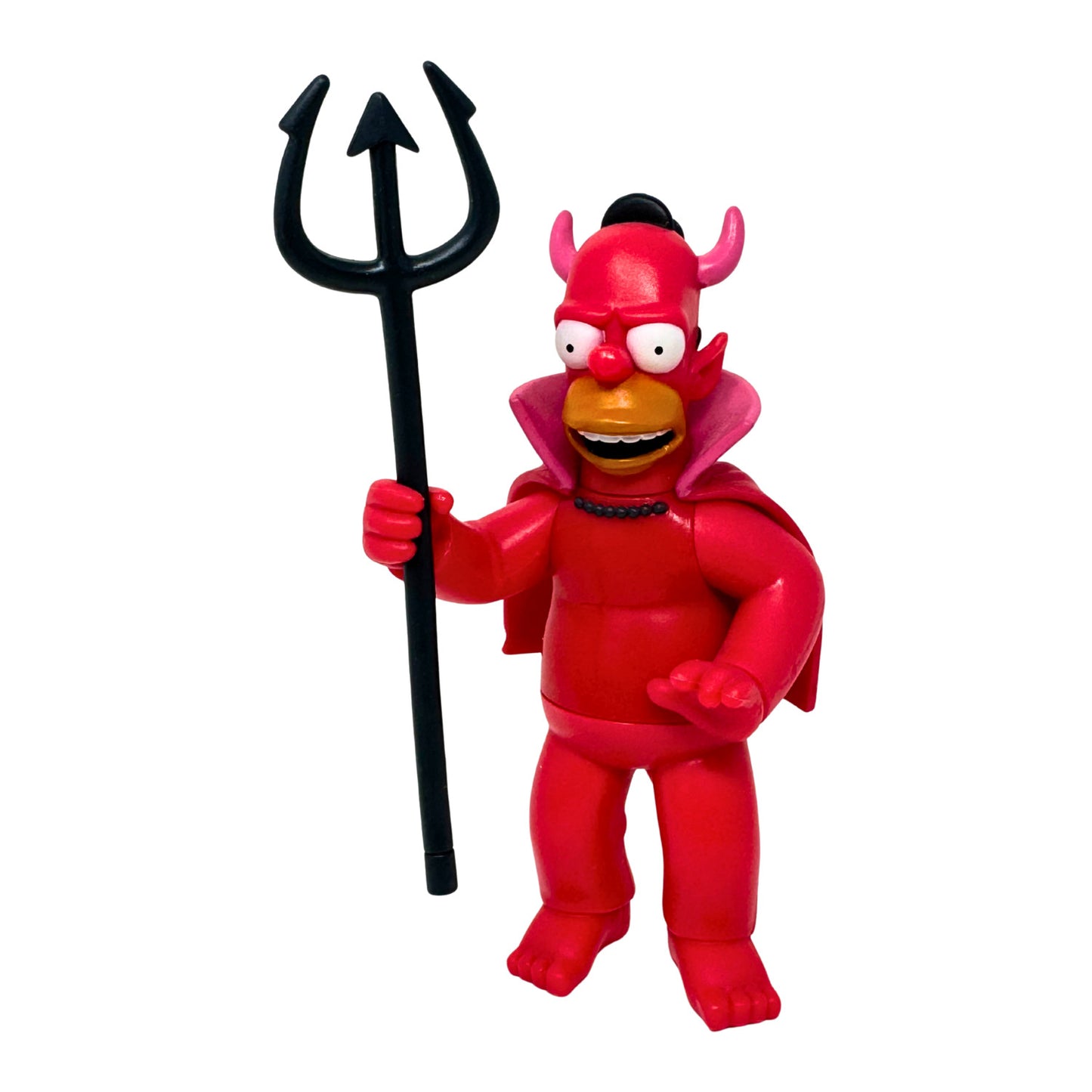 Simpsons World of Springfield Evil Homer With Pitchfork Playmates Figure