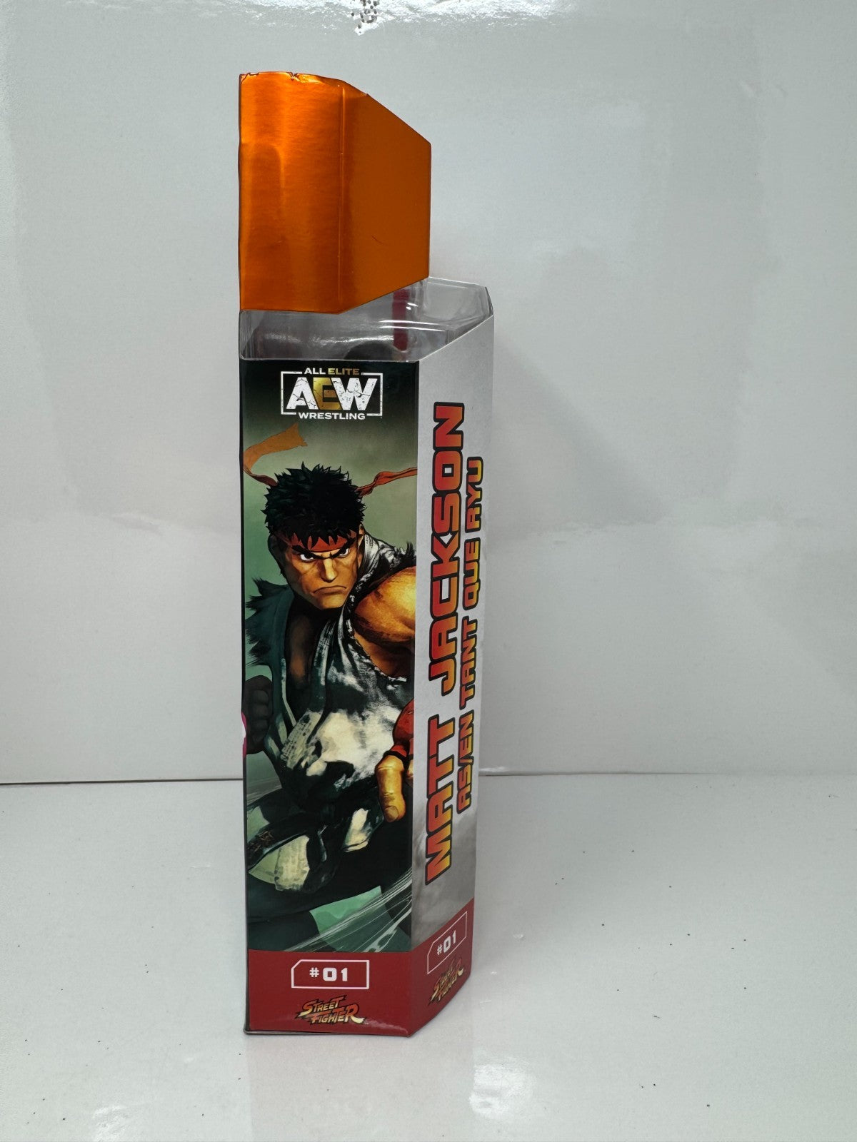 Jazwares AEW Street Fighter Matt Jackson Ryu Action Figure