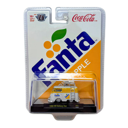 M2 Machines Fanta Pineapple 1960 Volkswagen Delivery Van 1:64 Diecast