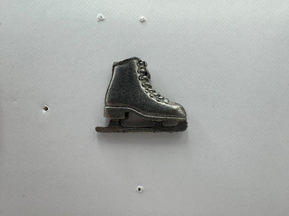 Figure Skating Ice Skate Lapel Pin