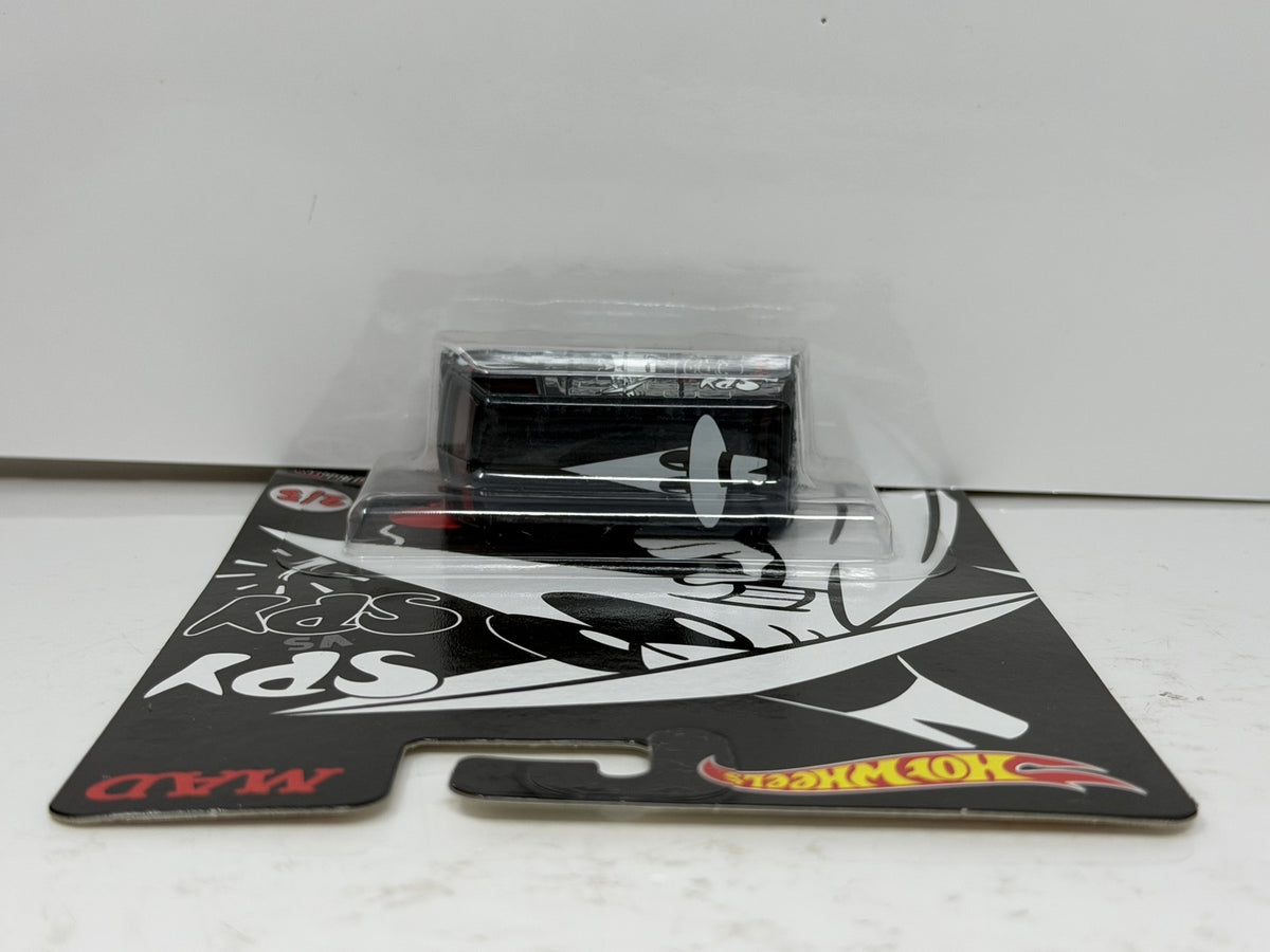 Hot Wheels MAD 1966 Dodge A100 Spy vs Spy Black 1:64 Diecast Real Riders