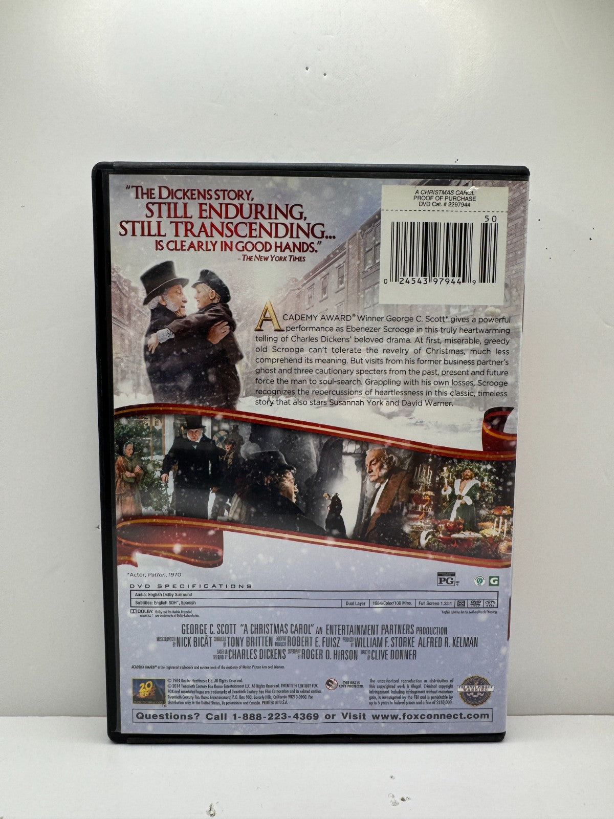 A Christmas Carol (DVD) George C Scott Holiday Drama