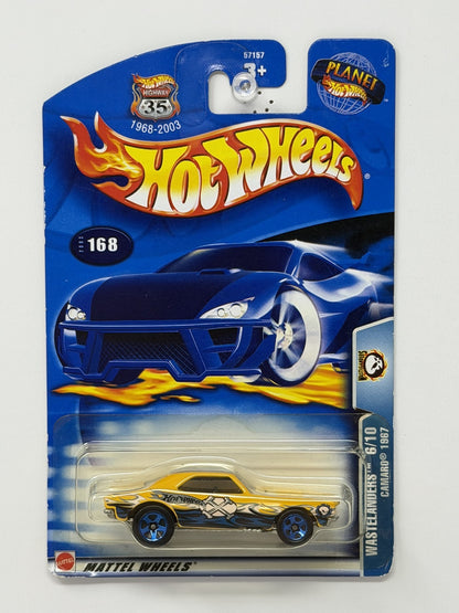 Hot Wheels Wastelanders 1967 Chevrolet Camaro 1:64 Diecast Yellow