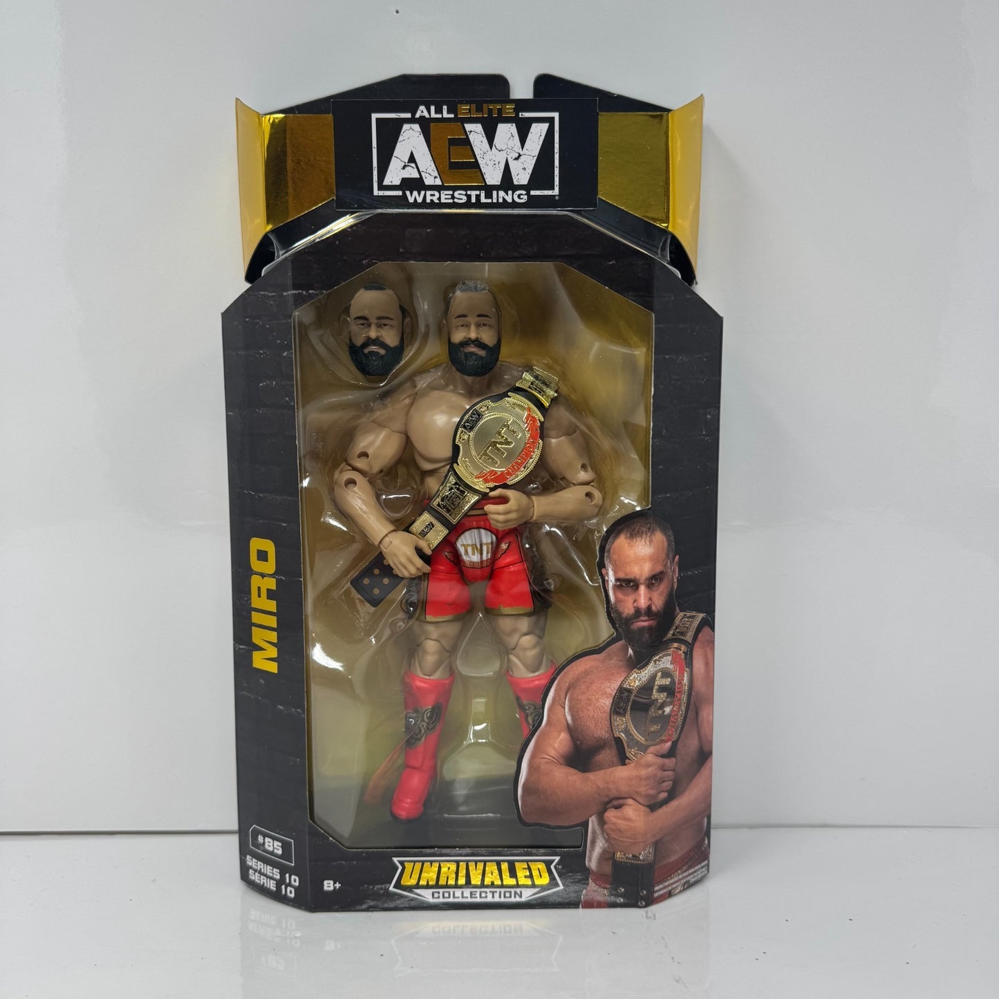 Jazwares AEW Unrivaled Series 10 Miro TNT Champion Action Figure