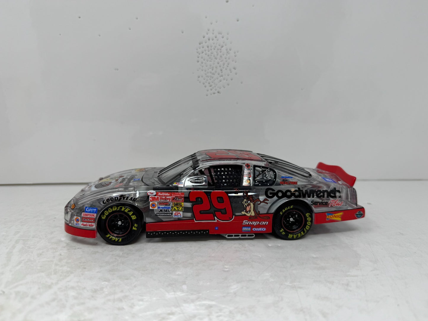 Action NASCAR #29 Kevin Harvick Looney Tunes 2001 Monte Carlo Clear 1:24 Diecast