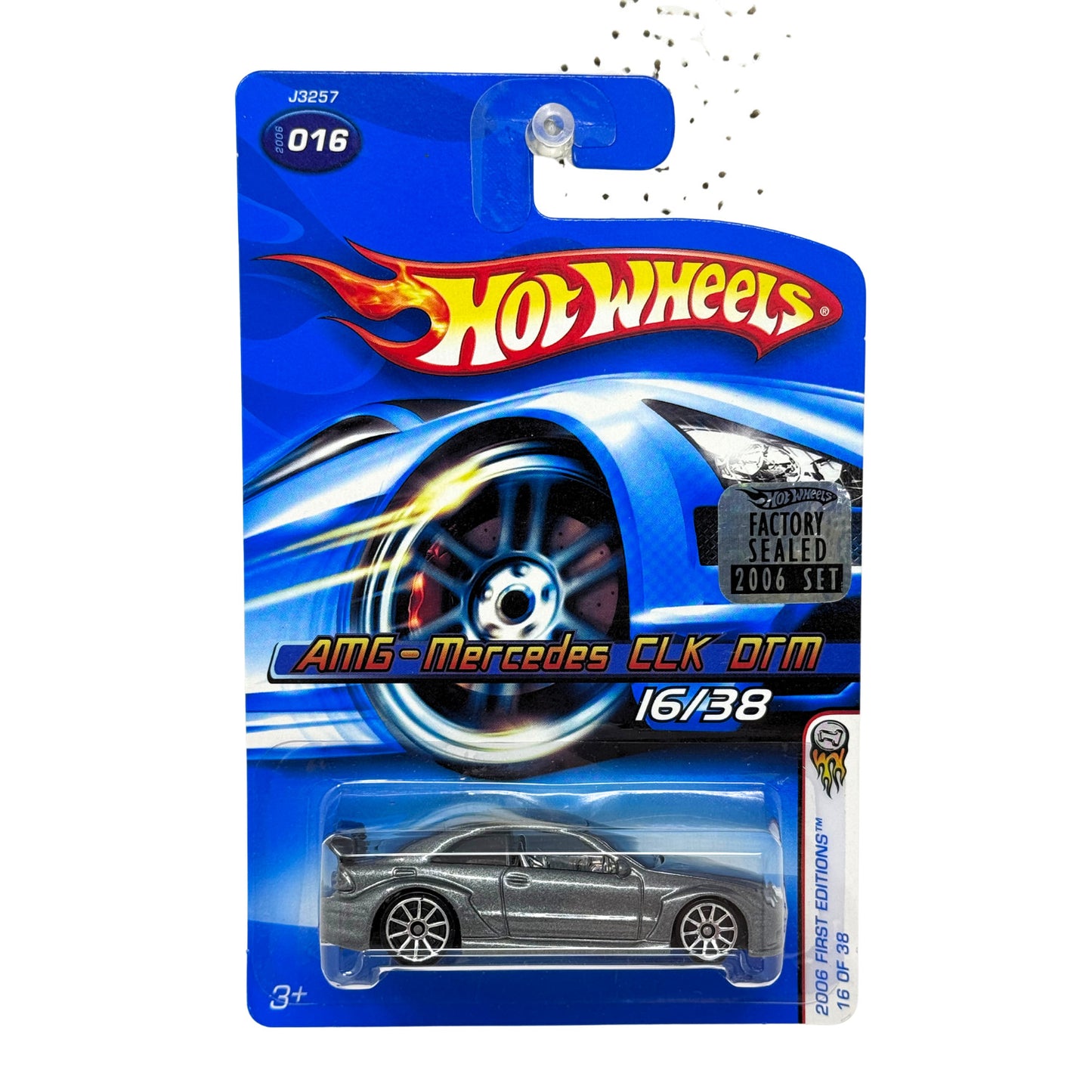 Hot Wheels 2006 AMG Mercedes CLK DTM 1:64 Diecast Silver Factory Sealed