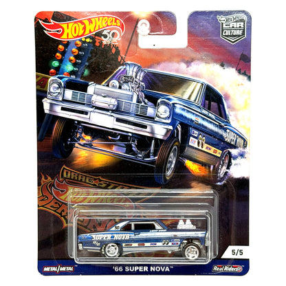 Hot Wheels Drag Strip Demons 1966 Super Nova 1:64 Diecast Real Riders