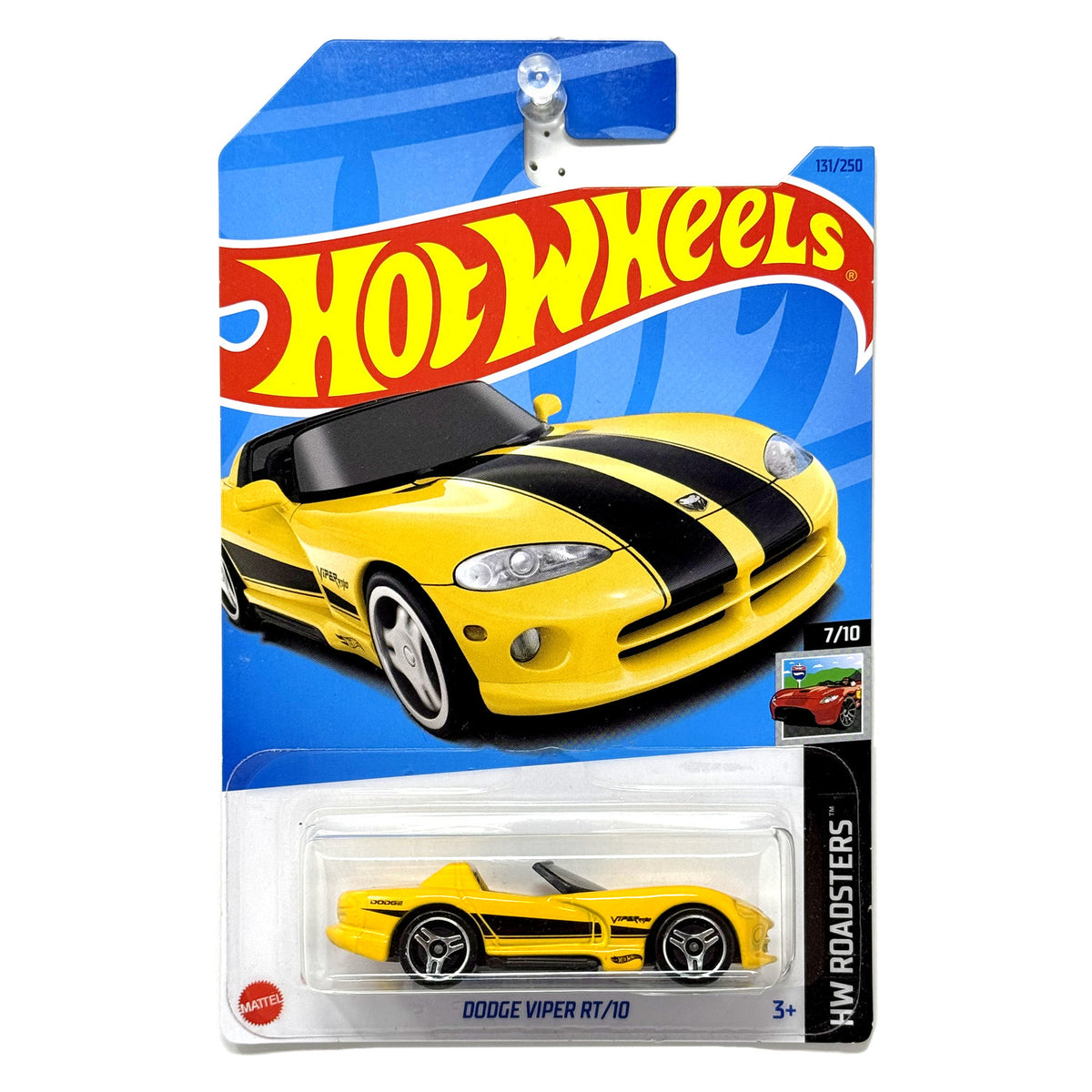 Hot Wheels HW Roadsters Dodge Viper RT-10 Yellow 1:64 Diecast